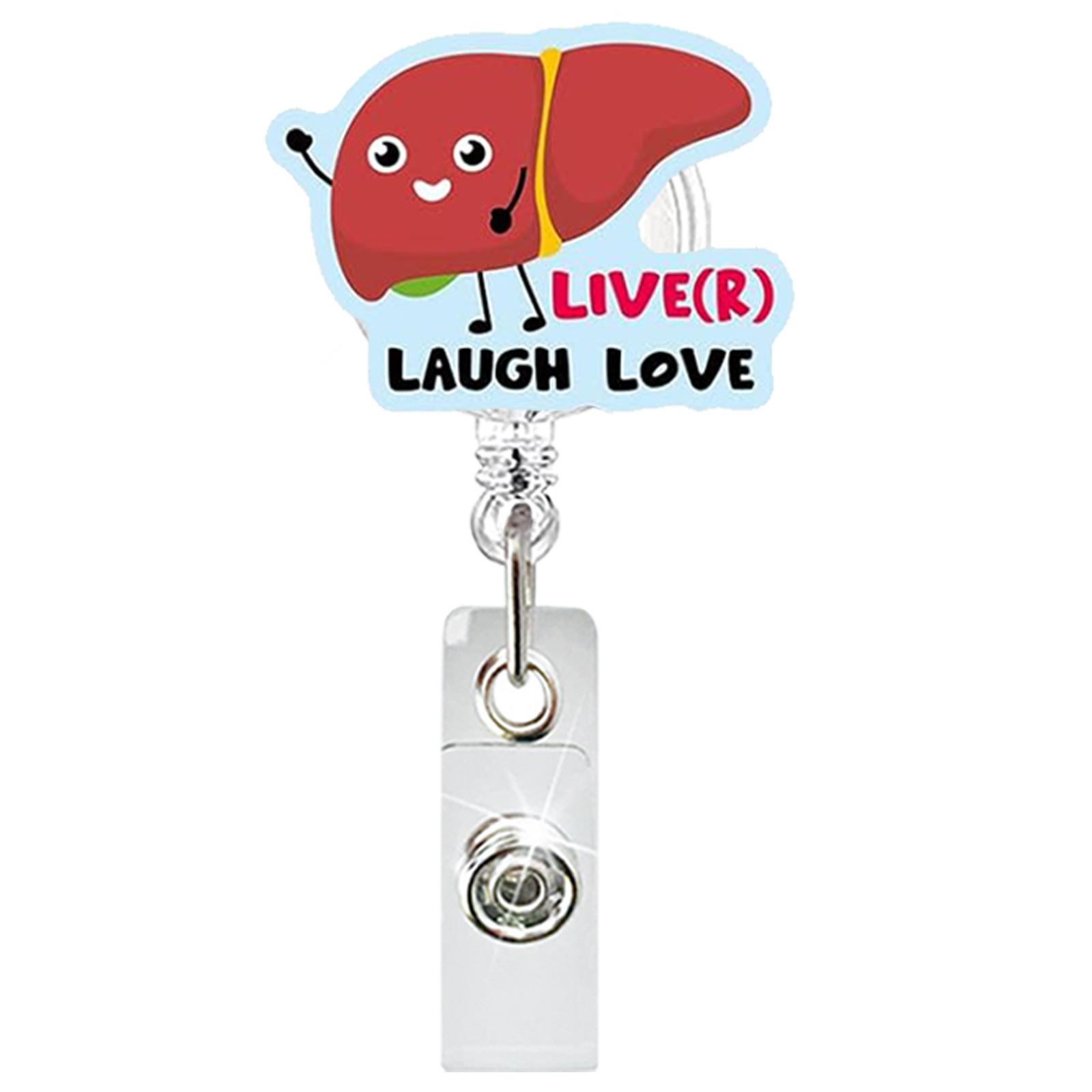 

Uterine Internal Organs Retractable Hospital Nurse Badge Reel Holder Id Card Holder Keychains Lanyard Medical Badge Reel