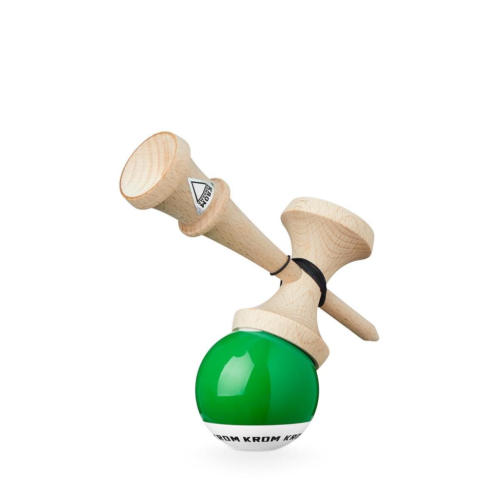 Kendama KROM POP Chrome Pop LOL Sticky Clear (Dark Green)