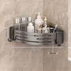 Punch-Free Bathroom Corner Shelf