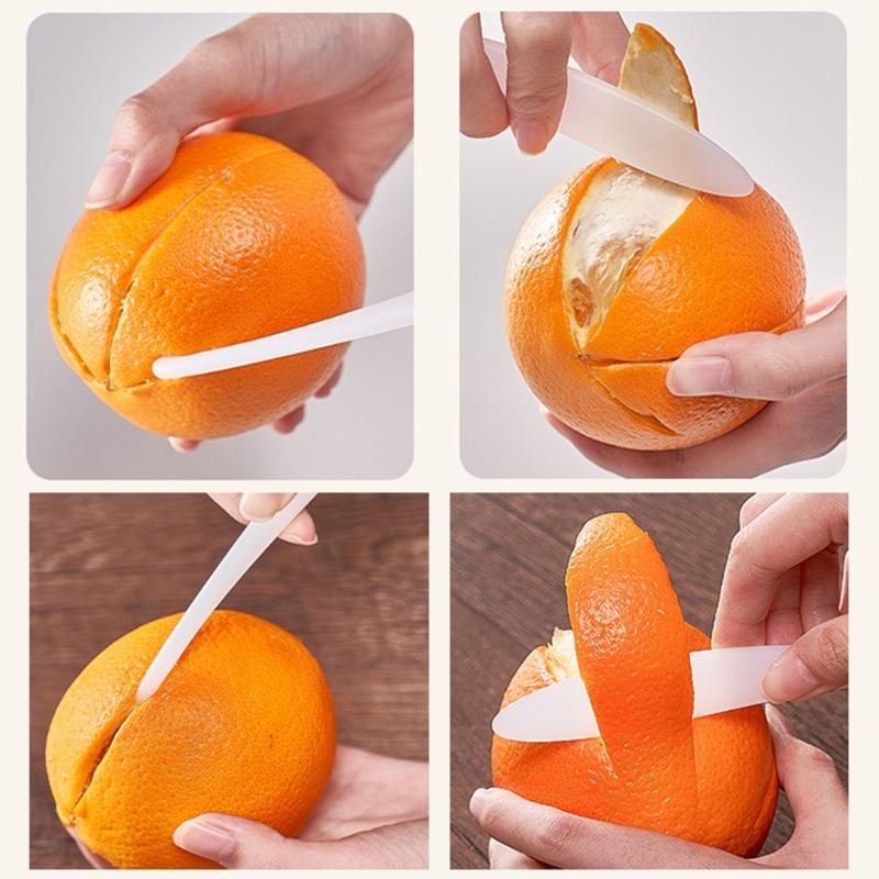 Set di 2 Pelapatate Rimuove Efficacemente la Buccia Esterna da Frutta Come Piccole Arance in Sicurezza Lavabile in Lavastoviglie Pelapatate