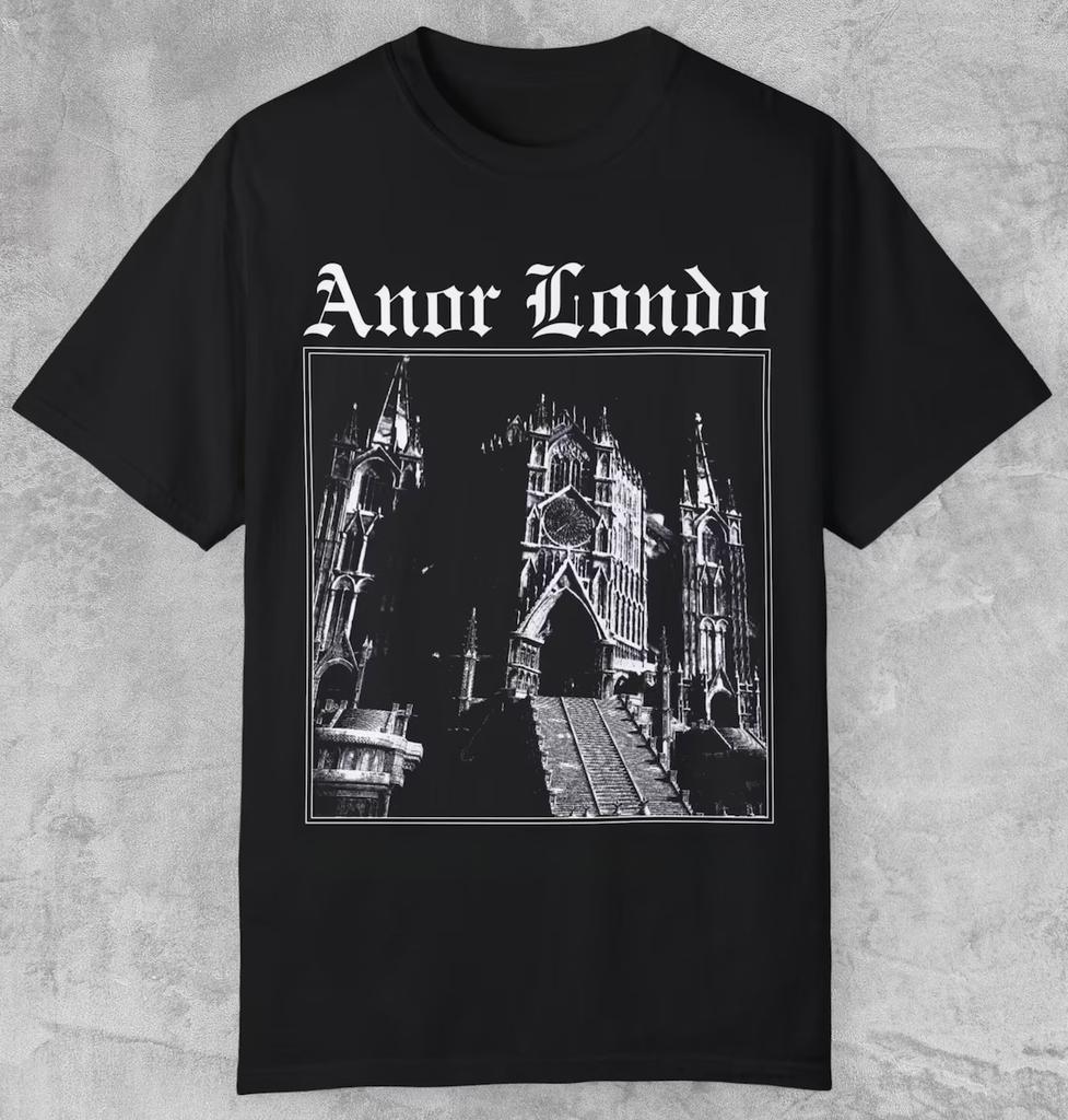 Anor Londo Dark Souls Inspired TShirt Summer Cotton Men Womens Short Sleeve Tops Tees Streetwear Loose Casual Trendy Oversized