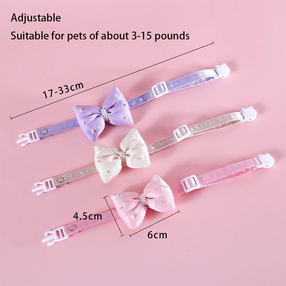 Herz-Anhänger Haustierbedarf Verstellbare Katzenhalsbänder Mode-Haustierhalsband Haustier-Accessoires