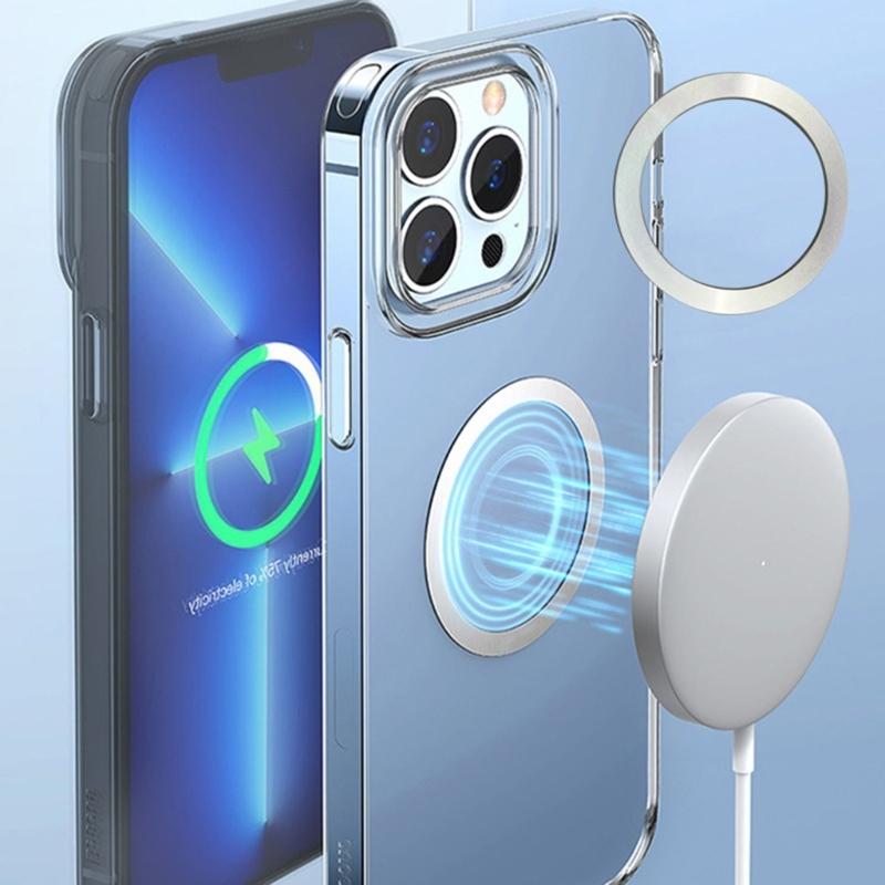 Universal Metal Phone Rings Pattern Magnetic Phone Plate Phone Holder Rings for Magnetic Car Mount Wireless Charging