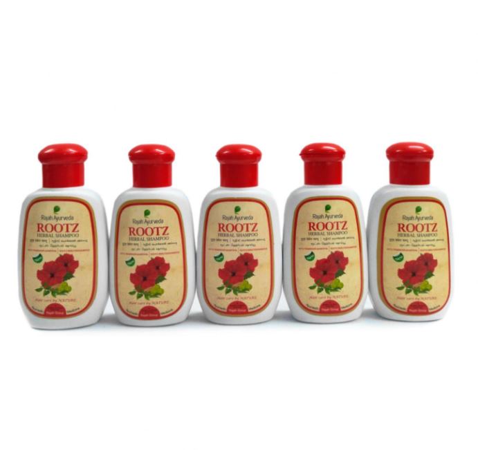 Набор шампуней для волос Rutz (5 X 100 мл), Набор травяных шампуней Rootz Rajah Ayurveda