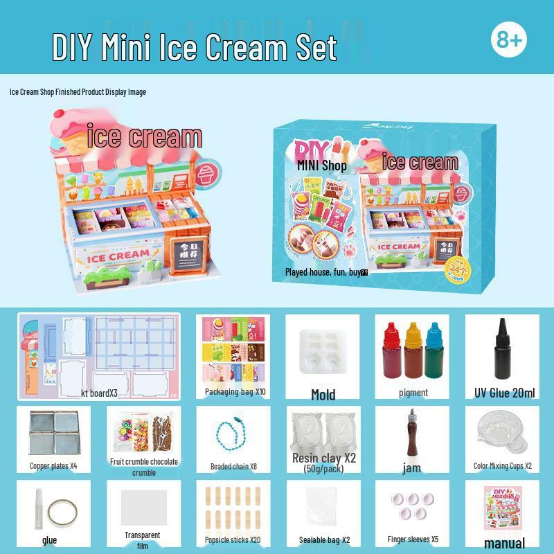Yibile Mini DIY Pig Trotters Rice Handmade Simulation Dish Toy Set