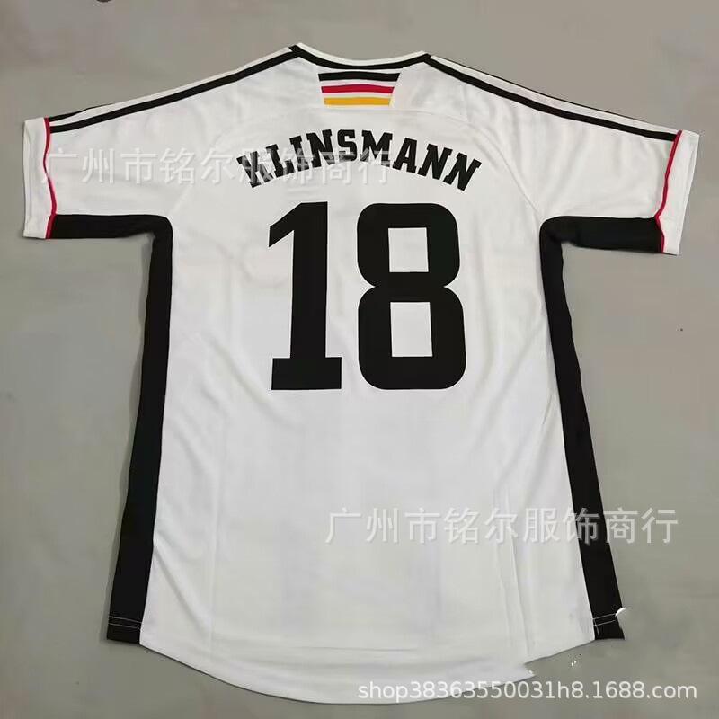 Vintage Football Jersey Germany France Portugal Brazil Florence Argentina Rhodia England Imprint