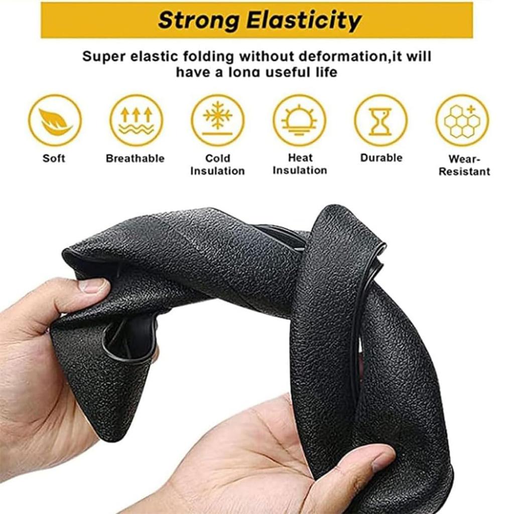 Car Steering Wheel Cover, Diameter 12.6 - 18.5 Inches (32 - 47 Cm), Universal