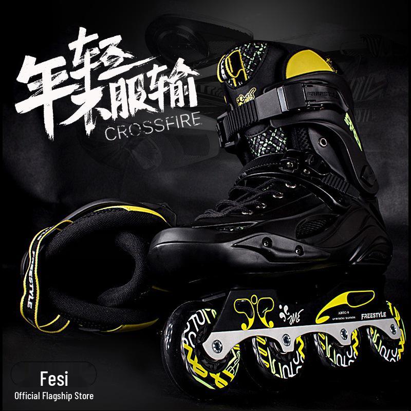 Freestyle Fesmo Inline Roller Skates for Adults - Unisex Figure and Flat Ground Skating