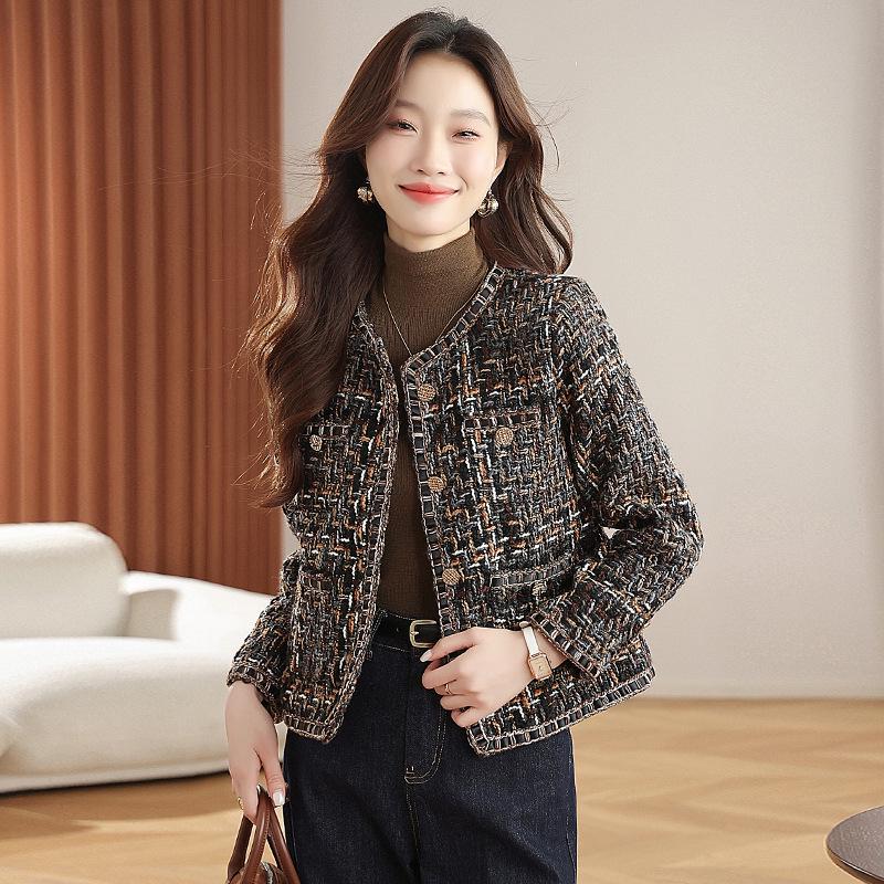 2026 New Arrival Petite French Style Women's Tweed Jacket – Autumn Winter Edition