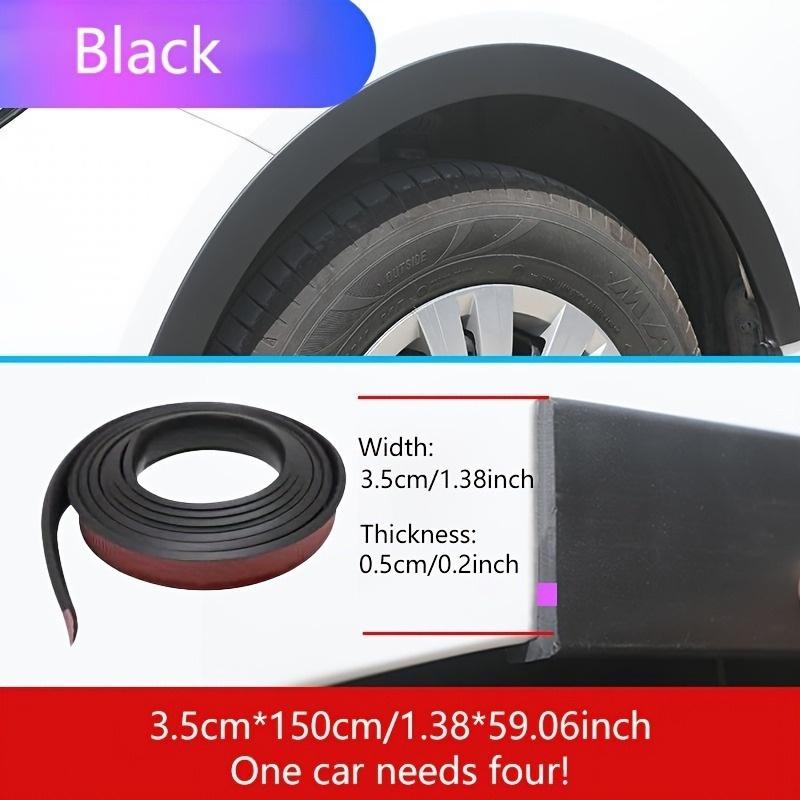 3cmx1m Trunk Protection Sticker Universal Car Wheel Lip Body Protector Door Seal Cover Strip Mud Guard Car Sill Step Protector