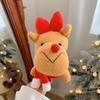With Clap Circle Snowman Bracelet Plush Toy Santa Claus Christmas Doll Bracelet  Kids Toys Present