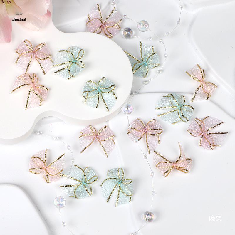 Deluxe Handmade Bow Tie & Lace Trim DIY Set for Accessories