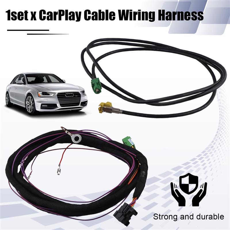 Steady Audio Carplay AMI USB Music Smartphone Interface AUX-In Cable Wire Harness For 8W0035736 For A4 A5 B9 8W Q5 Q7