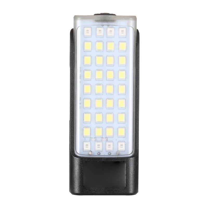 Rechargeable Mini LED Flashlight White & Red Light Worklight Keychain Light Camping Lamp 5 Lighting Modes Emergency Light