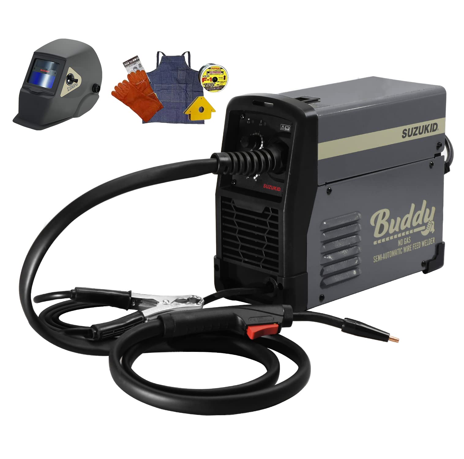 

Зварювальний інвертор Suzukid Buddy80 Маска з автоматичним затемненням Стартовий набір SBD-80MW Напівавтомат + +