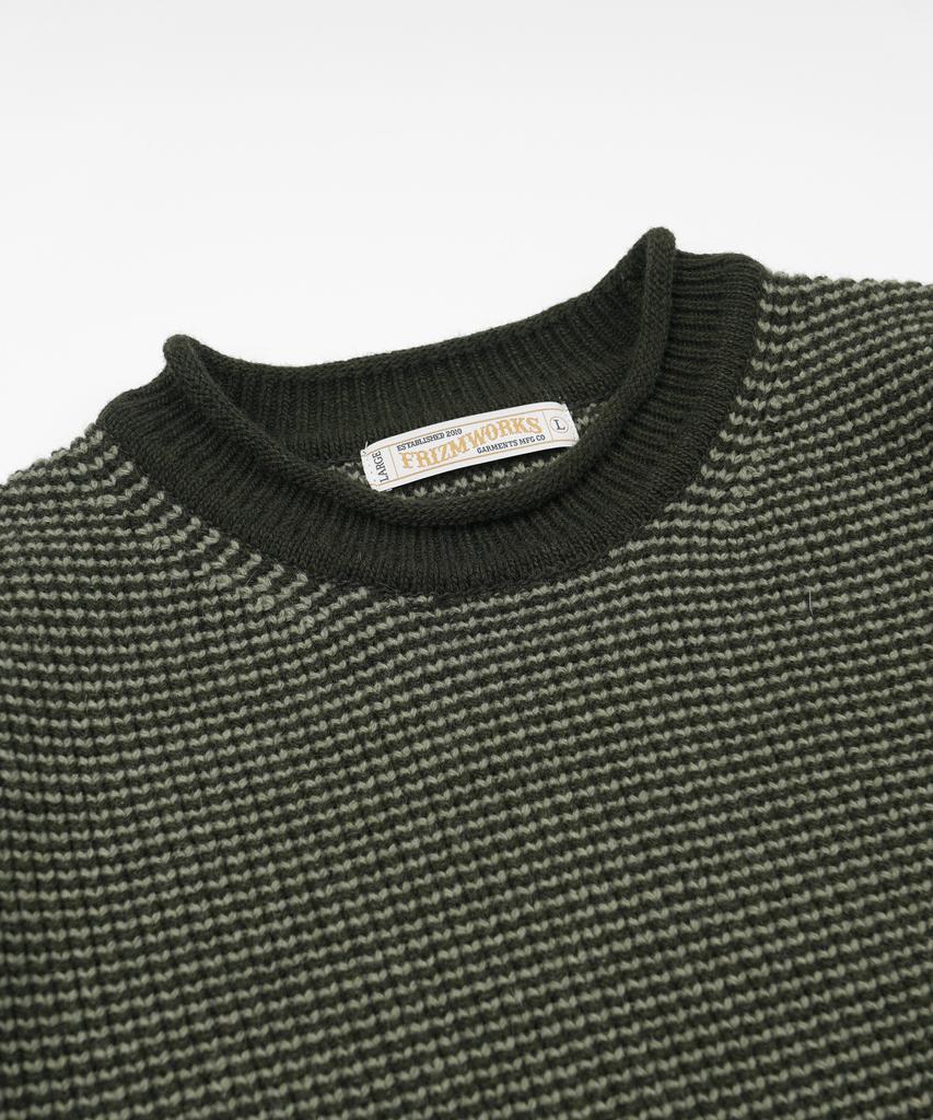 FRIZMWORKS Rollneck Ringer Knit _ Olive