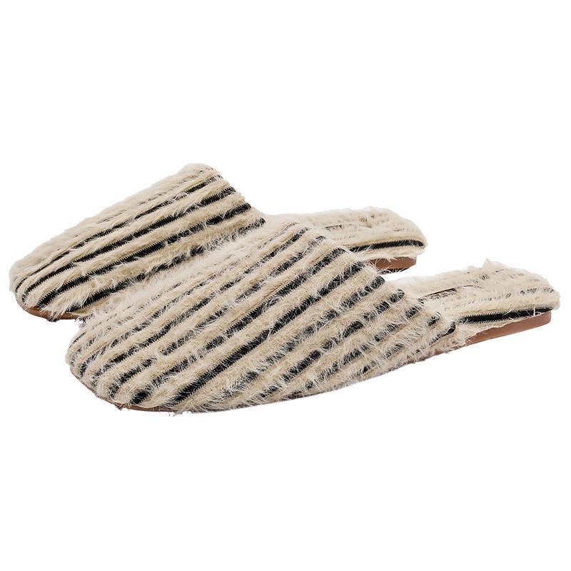 Cloud Group Flauschige Daunenpantoffeln aus Baumwolle mit Anti-Rutsch-Sohle für Damen & Herren - Herbst/Winter