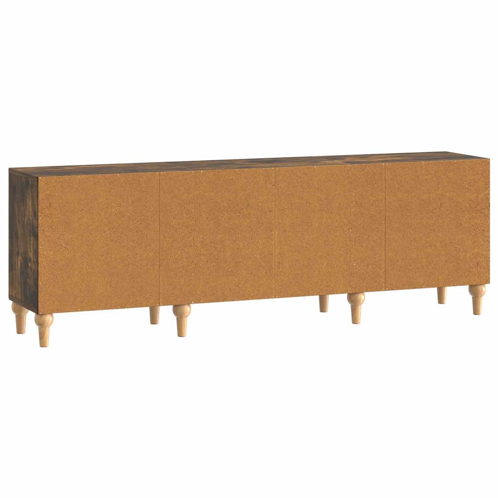TV Cabinet Smoked Oak 150 x 31 x 50 cm Wood Based Panel