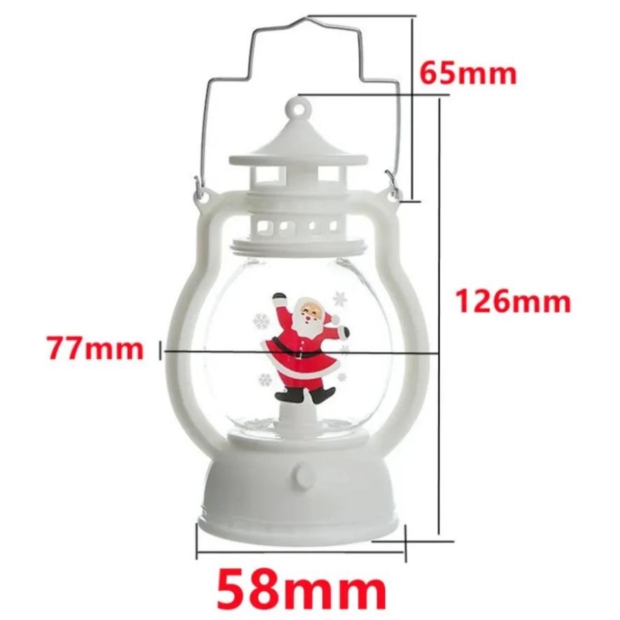 2026 Christmas Ornaments LED Lantern Light Santa Claus Merry Christmas Decorations for Home Xmas Santa for Baby New Year Gift