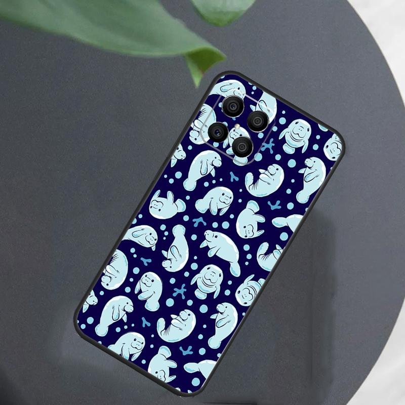 Cute Baby Manatee For Honor Magic 7 Lite 6 5 8 Pro Case For Honor 200 400 70 90 X8c X8b X9a X9b X9c X9d Win RT