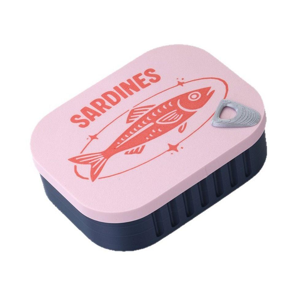 3D Printed Sardine Tin Decompression Toy Cute Stress Relief Fidget Toy Travel Use