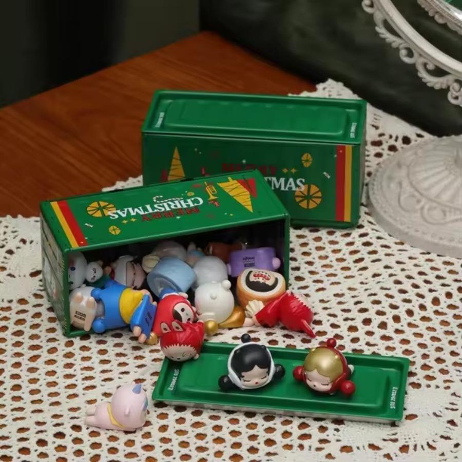 Miniature Storage Iron Box Mini Container Creative Decoration Collect Small Item Desktop Model Mini Iron Storage Box