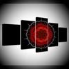 Art embroidery flower 5 Piece HD Wallpapers Art Canvas Print modern Poster Modular art painting for Living Room Home Decor