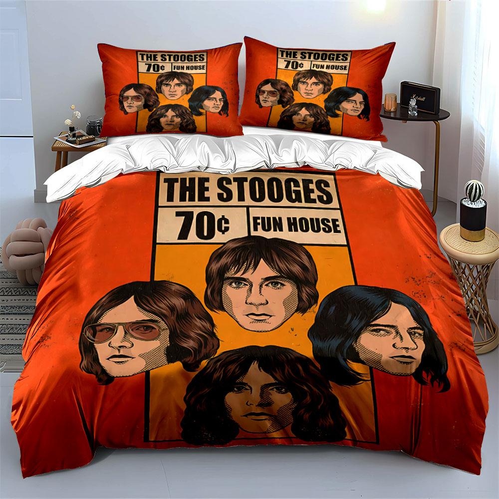 Pup in Orange Helmet Design Bedding Duvet Cover Set Duvet Cover Pillowcases (1*Duvet Cover 2*Pillowcases, without duvet insert)