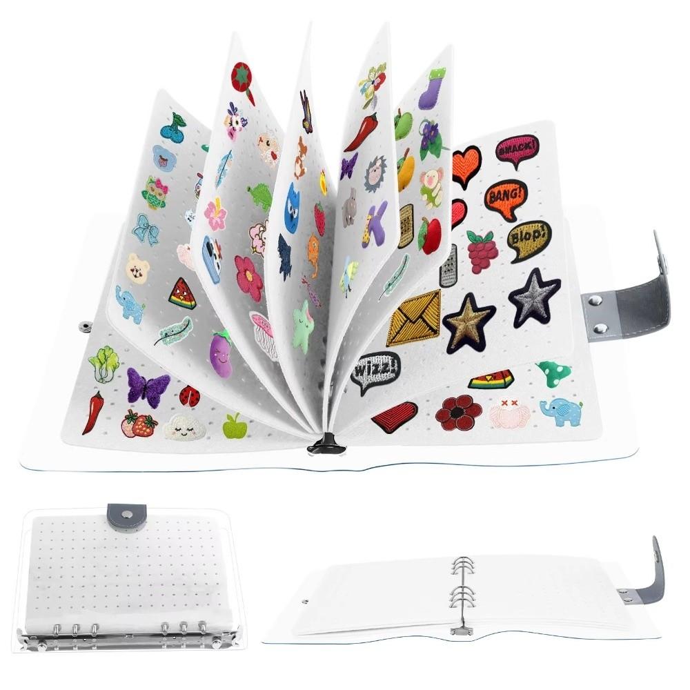 Space Saving Brooch Display Board 8 Pages Badge Charms Organizer Jewelry Organizer