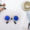 Pet Glasses Faux Pearl Pet Sunglasses Decoration Pet Cosplay Dress Up Accessory