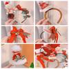 Hair Accessories Santa Claus Hair Hoop Xmas Antler Hair Clip Cute Christmas Headband  Costume Prop