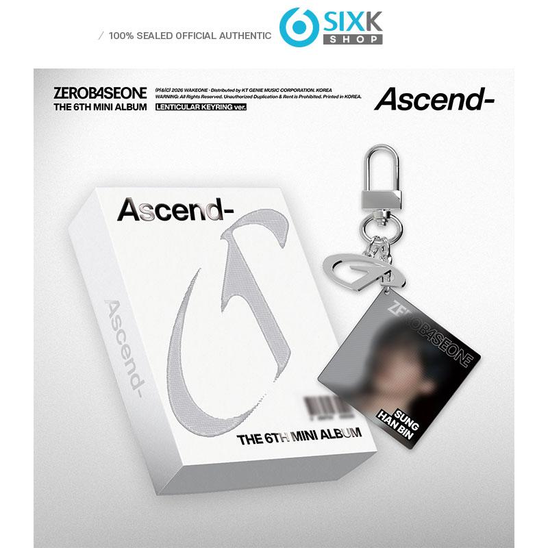 

[Pre-order] ZEROBASEONE 6th Mini [Ascend-] Lenticular Keyring Ver [NO POB] RANDOM