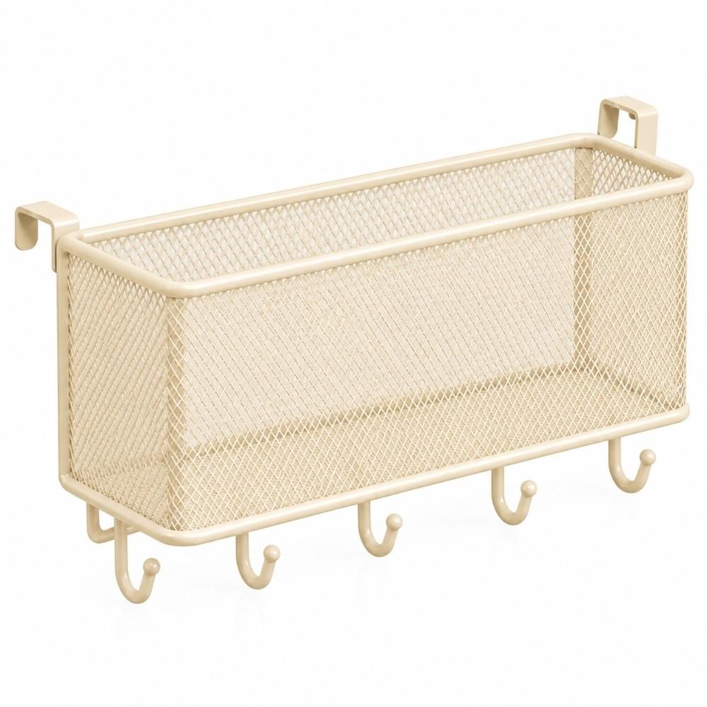 with Hook Bed Storage Rack Hanging Bedside Shelf Durable Bedside Hanging Basket Upper Bunk