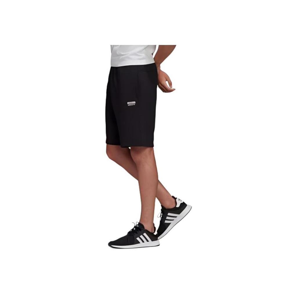 Adidas Originals Trefoil Solid Color Casual Shorts Men Bottoms Black FM2263