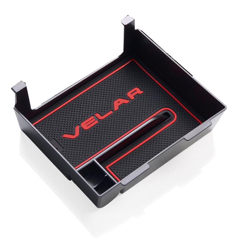 

Car Center Console Armrest Storage Box For Range Rover Velar 2017~2022 Central Storage Organizer Container Tray Accessories чёрный