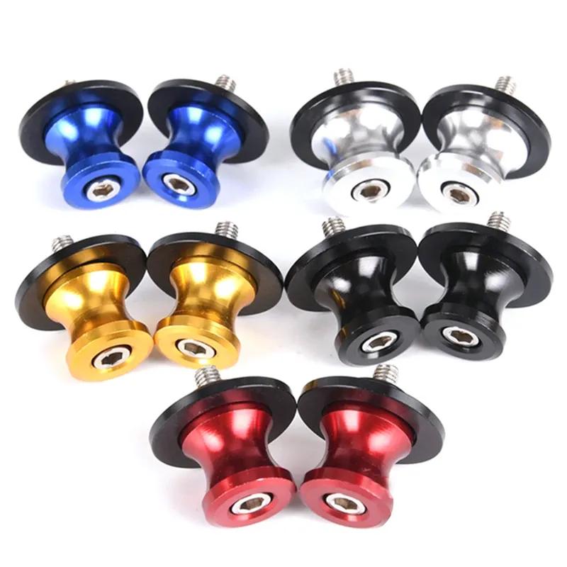 2 Stück 6mm 8mm 10mm Motorrad Hohe Qualität Hinterer Schwingarm Ständer Schrauben Schwingarm Spulen Slider Teile
