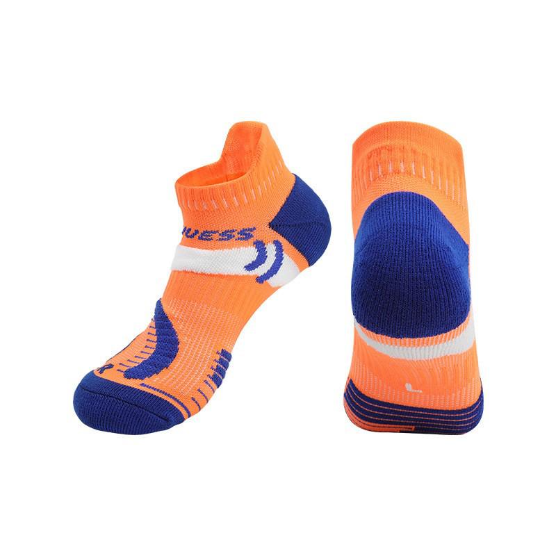 Unisex Marathon Running Socks with Thick Towel Sole - Pro Sports & Kids' Badminton Socks