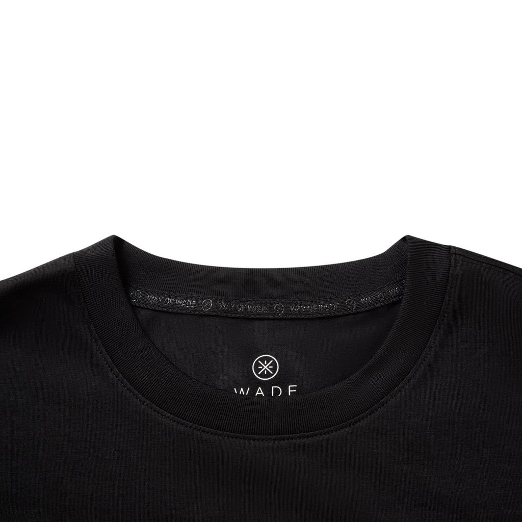 Li Ning X Jay Flow Wade Series Sports Crew Neck Pullover Casual Loose Simple Back Print Letter Comfortable Versatile Short Sleeve T-Shirt AHSVA05-1