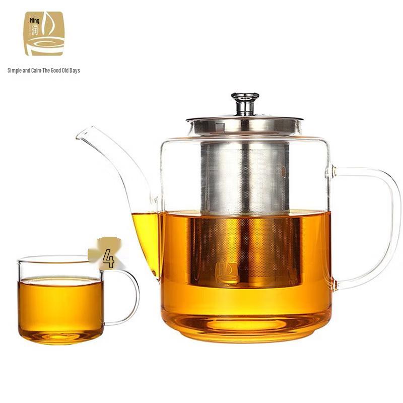 MINGRUN Heat-Resistant Glass Tea Set