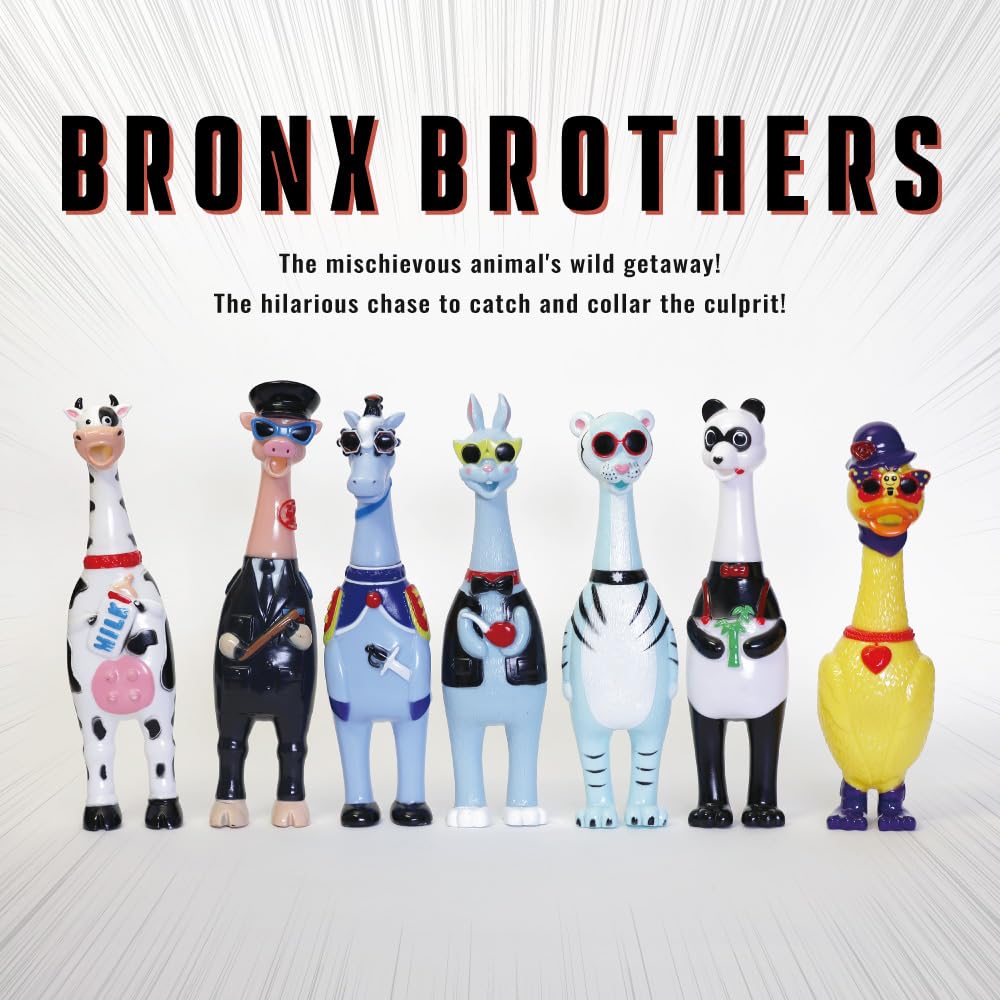 Bronx Brothers Unique Toy That Makes a Loud Cry When You Press Its Belly (Jhonson Badass) #25664 -