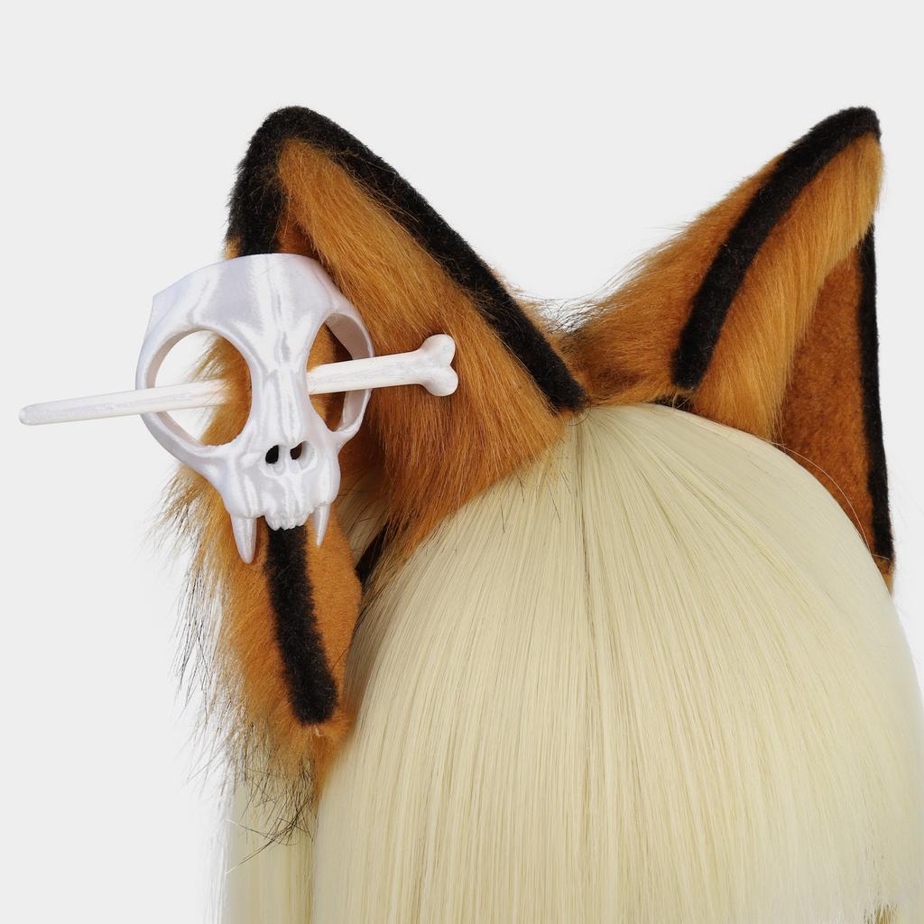 Halloween Handmade Plush Fox Cat Ears Animal Ears Headband Two-dimensional Cos Accessories Ear Props