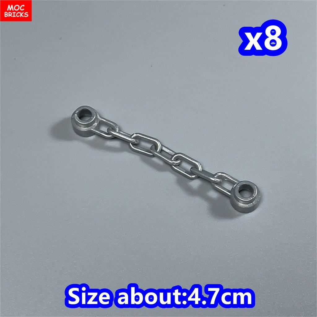 Non-Toxic 8Pcs Moc Bricks String Rope Spider Silk 14210 63141 Chain Links 30104 Educational Building Blocks Toys For Children Xmas Gifts