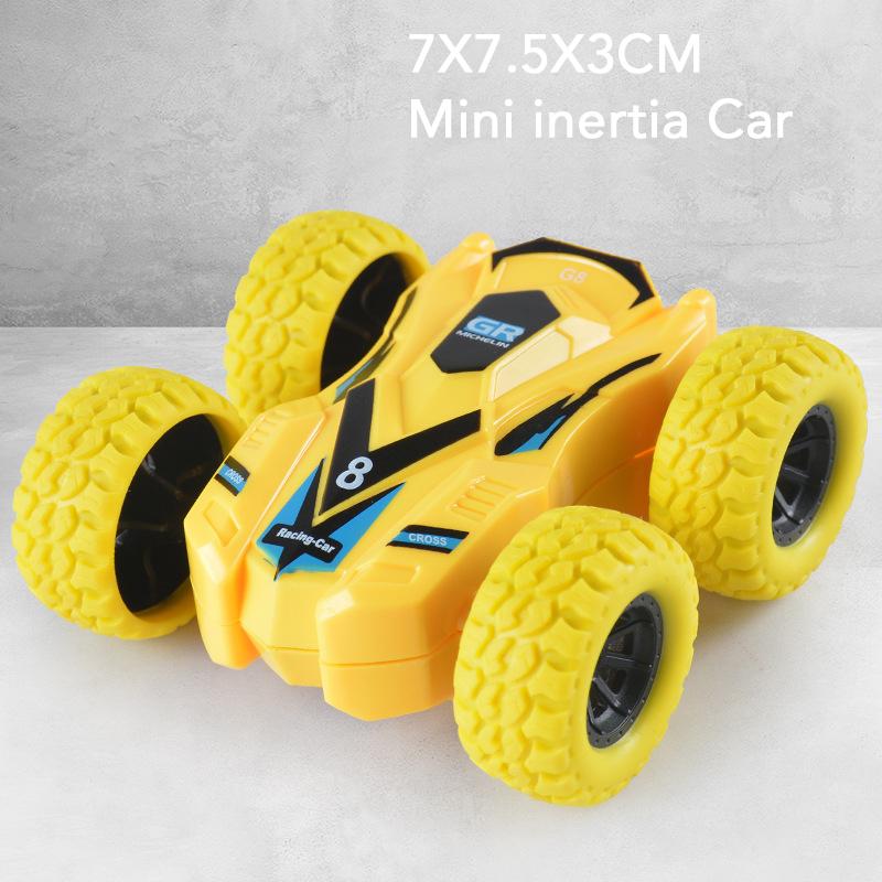 Mini Inertia Car Toys For Children Collision Automatic Turnover Double-Sided Running Car Toy Boys And Girls Fun Interactive Toys
