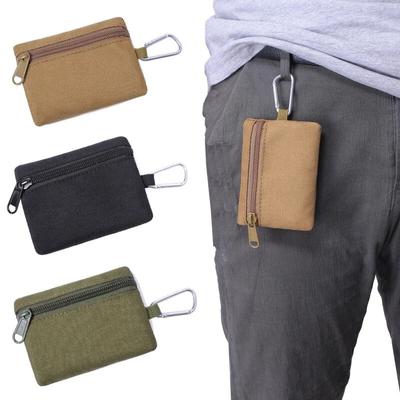 Outdoor Edc Molle Pouch Wallet Waterproof Portable Travel Zipper Waist Bag For Camping Hiking Hunting