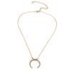 SUMENG 2024 New Fashion Multilayer Heart Necklaces Leaf Moon Choker  Pendants For Women Beach Style Jewelry Gifts