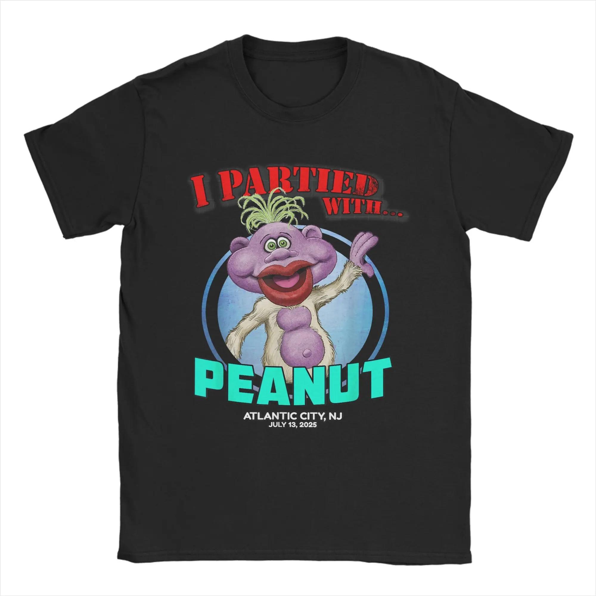 Comfortable clothing Geweldig J-Jeff Dunham T-shirt voor Heren O-Hals 100% Katoenen T-shirt Korte Mouwen Tees Verjaardagscadeau Tops XL