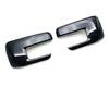 2pcs ABS Carbon Fiber Look Rear View Mirror Covers For Ford F-150 F150 2021-2022