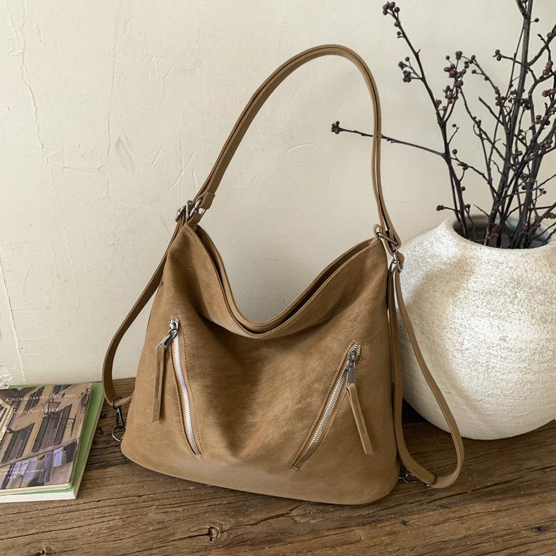 Retro fashion casual tote bag women's winter new large-capacity backpack to work commuter women's bag