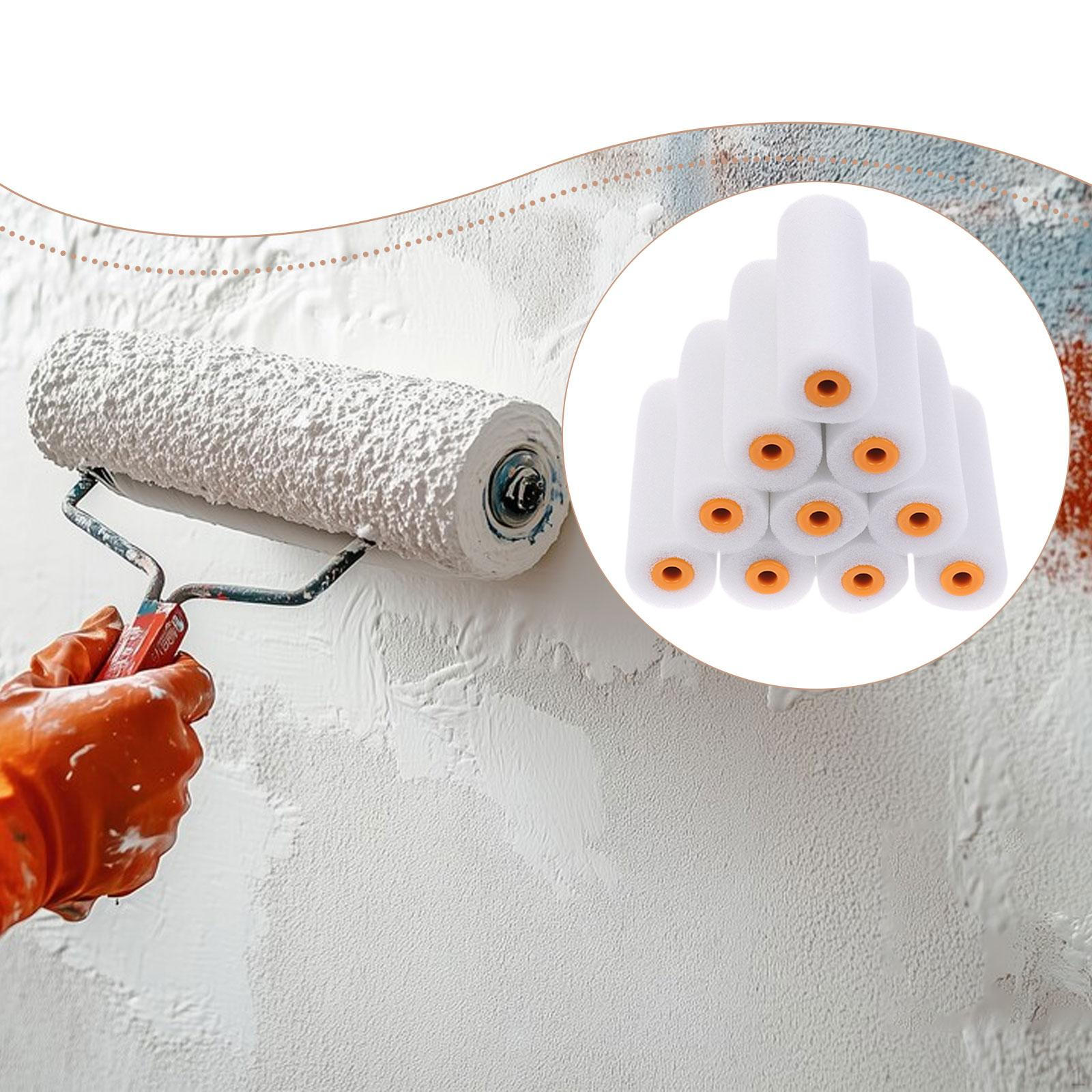 

10 штук Компактные губчатые малярные валики Портативные для покраски Сделай сам Обработки дома Двери Подкраска