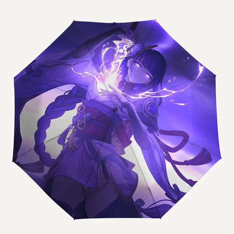 Sword Mystic Energy Automatic Opening and Closing, 8 Rib Structure Portable Umbrella, Suitable for Men and Women In All Seasons Perfect Gif